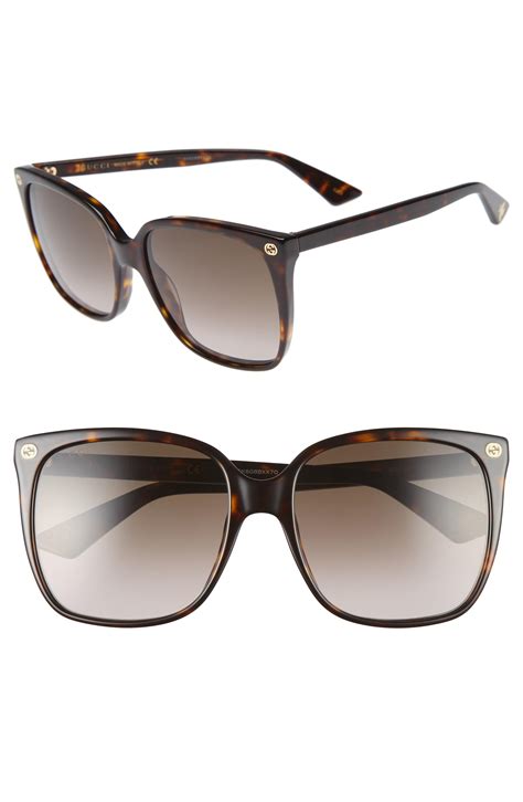 gucci women's 57mm sunglasses|Gucci sunglasses next day delivery.